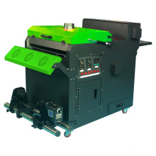 Impresora de película pet CMYK con máquina agitadora de polvo